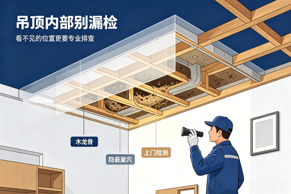 住宅上门除白蚁公司｜墙体门框白蚁蛀蚀处理